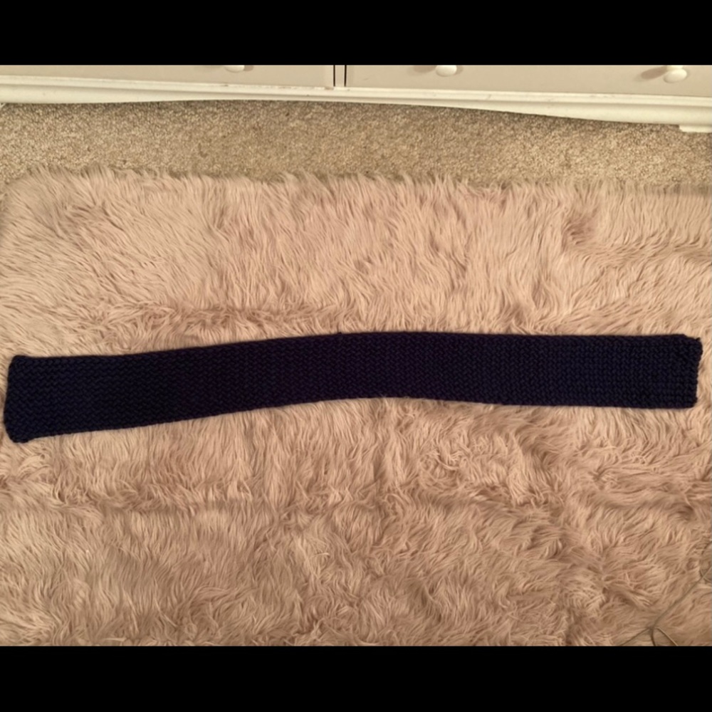 Navy Scarf - Picture 2 of 2